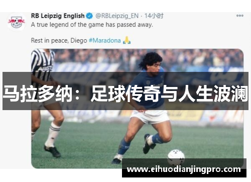 马拉多纳：足球传奇与人生波澜