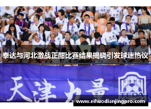 泰达与河北激战正酣比赛结果揭晓引发球迷热议